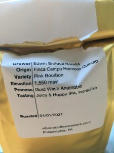 Description on Gold Bag of Vibrant