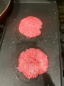 Burger #1 Cooking